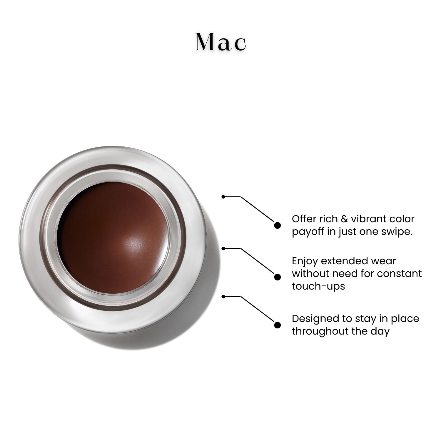 MAC Pro Longwear Fluidline Eyeliner And Brow Gel Dipdown 3 g / 0.10 oz - image 4 of 5