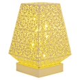 thumbnail image 4 of Alpine 8028093 LED Metal Lantern - White, 4 of 4