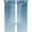 Blue, variant on Easter Valances for Windows Watercolor Colorful Leaf Kitchen Curtains Valances Floral Flower Plant Rod Pocket Small Window Treatments Flower Plant Valance Curtains for Living Room, 54x18 Inch