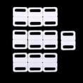 thumbnail image 4 of 20 Pairs white and and andandand Clear Clips Snap Tie Hook Bra Strap Buckle, 4 of 10