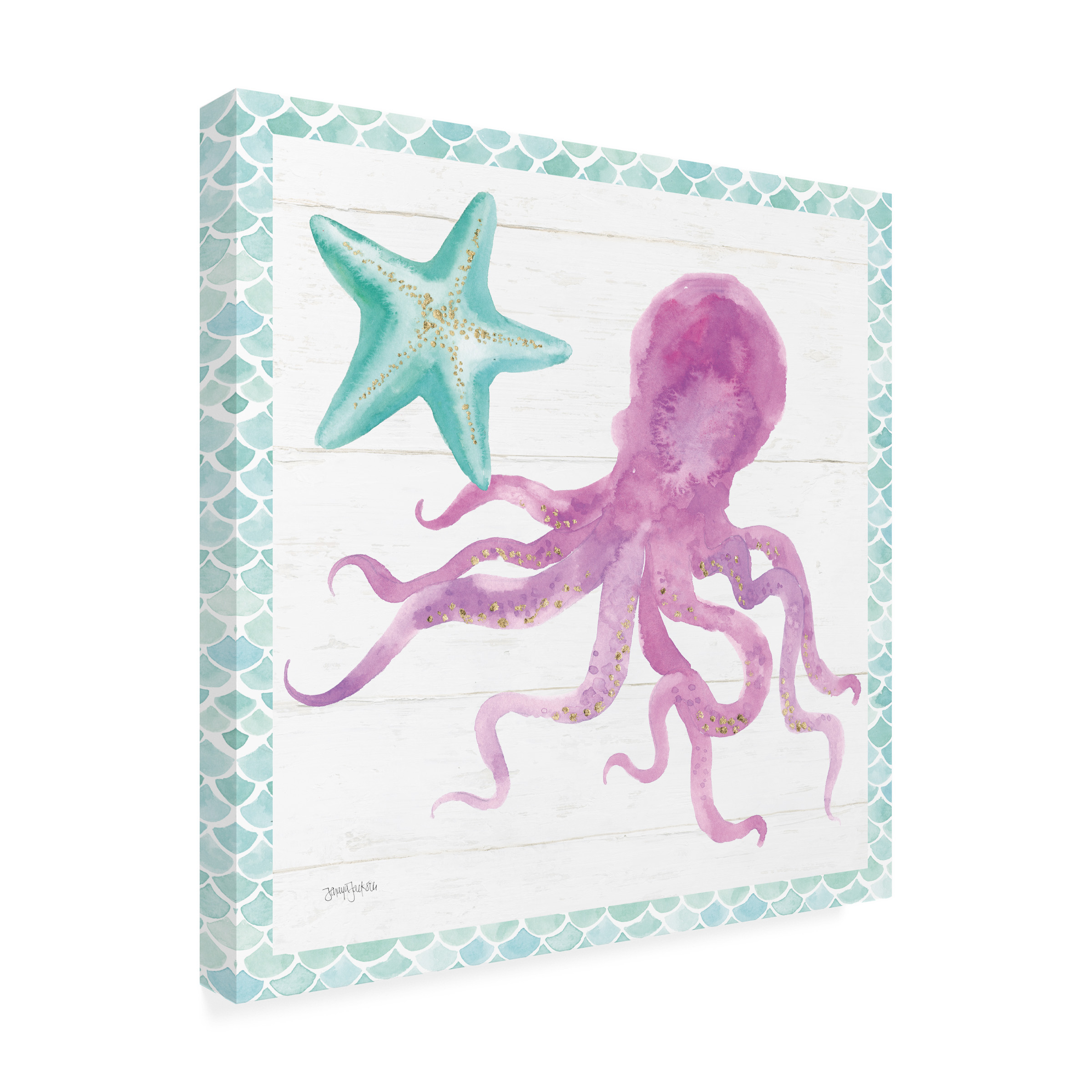 Jenaya Jackson 'Mermaid Friends V' Canvas Art