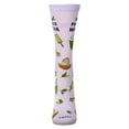 thumbnail image 2 of MeMoi Women's "My Perfect Matcha" Rayon Blend Novelty Crew Sock - Womens - Female, 9-11, Lavender, 2 of 3