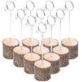 thumbnail image 1 of 10pcs Tabletop Memo Clips Wooden Base Photo Clips Place Card Clips Name Cards Picture Holders, 1 of 1