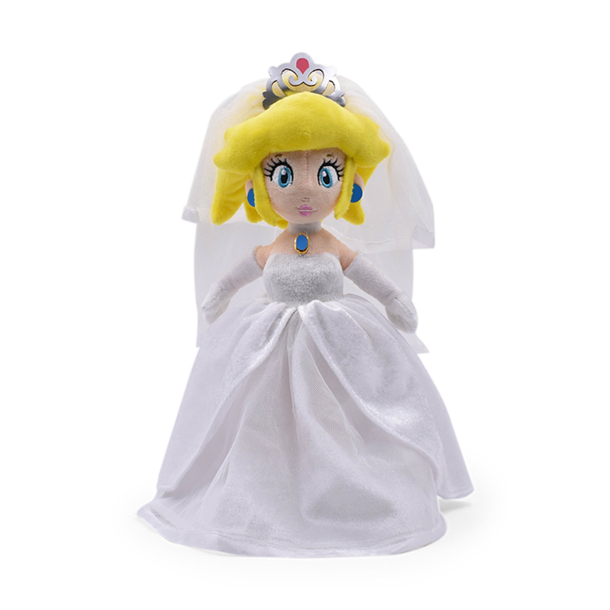 Super Mario Odyssey Peach Princess Prinzessin Hochzeitskleid Plüsch Spielzeug 