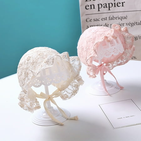 

Archer Baby Hat Floral Print Decorative Breathable Infant Net Bonnet Cap for Summer