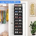 thumbnail image 2 of Organizador de zapatos REGELETO de 10 niveles 188x43x28 cm, negro, 2 of 8