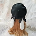 thumbnail image 4 of Vjnyvs Cute Plush Rabbit Ears Beret Hat Women's Beanie Beret Hat Warm Winter Bonnets Lolita Sweet Beret Hats, 4 of 7