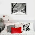 thumbnail image 4 of Nawypu  Winter Canvas Wall Art Peaceful Landscape Painting New York Central Park Picture Printed on Canvas Modern Home Decoration,Framed Canvas Art Ready to Hang,, 4 of 4