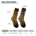 thumbnail image 4 of Goofa 2024 Happy New Year Printed Men's Crew Socks, Soft Durable Breathable Moisture-Wicking with Odor Control Cotton socks, 4 of 9