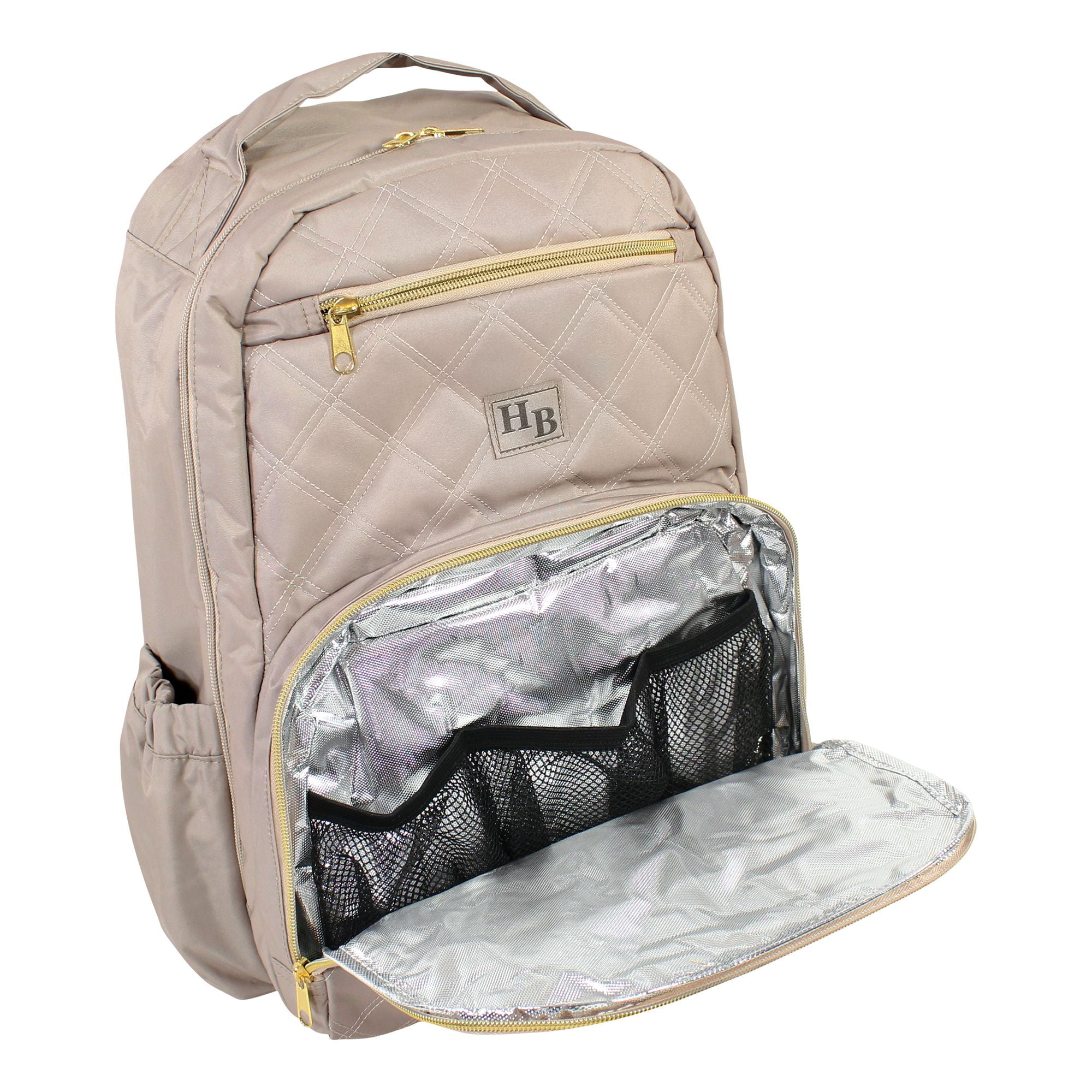 Hudson Baby Premium Diaper Bag Backpack and Changing Pad, Taupe, One Size