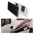 thumbnail image 2 of RV Side-Mounted Air Outlet Cover RV Side-Mount Dual Window Fan Black/White Air Inlet, 2 of 7