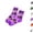 #01 Purple, variant on Cute Halloween Fuzzy Crew Socks for Women Ghost Print Soft Warm Casual Costume Accessories Socks for Fall Home Wear,One Size,Saffron