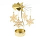 thumbnail image 5 of Candelabro giratorio para velas de té, regalo de Navidad, luz de ambiente, decoración de bodas Copo de nieve, 5 of 9
