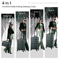 thumbnail image 4 of Estuche de maquillaje Stagiant Rolling con ruedas 4 en 1, color verde oscuro, 4 of 7