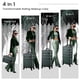 thumbnail image 4 of Estuche de maquillaje Stagiant Rolling con ruedas 4 en 1, color verde oscuro, 4 of 7