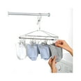 thumbnail image 2 of YBM Home Stainless Steel Laundry Drawing and Hanging Rack with clips, 2 of 4