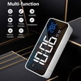 thumbnail image 3 of Durable LED Digital Alarm Clock Intelligent Voice Control Temperature Display Electronic Clocks Home Decoration, 3 of 6
