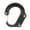 Black, variant on Carabiner Locking, Aluminum Alloy D Shape Locking Carabiner Quick Link Clip for Outdoor Sport Fishing Hiking Climbing