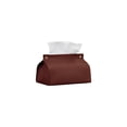 thumbnail image 1 of Dvruxg Leather Tissue Box with Pull-out Design for Bedroom, Living Room and Travel Use, Multi-functional Desktop Tissue Organiser, 1 of 5