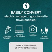 LiteFuze LC-500UK 500Watt Step Up/Down Travel Voltage Converter, UK Cord
