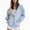 Grey, variant on Hauaitttt Womens Casual Solid Long Sleeve Zipper Hooded Coat Pocket Sweatshirt Tops Long Zip up Winter Zip Ups for Women Women Lightweight Zip Hoodie Trendy Hoodies Long Womens Zip Hoodie All