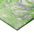 thumbnail image 4 of Addison Rugs Indoor/ Outdoor Addison Bravado Abstract Starburst Washable Area Rug 10' x 14' - Green, 4 of 8