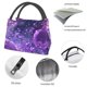 thumbnail image 4 of Easygdp Purple Bubble Abstract Art Bolsa de Almuerzo Insulada Reutilizable, Bolsa de Mano y Bandolera para Oficina, Trabajo, Viajes, 4 of 6