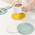 thumbnail image 3 of Posavasos de silicona para taza, tapete aislante, mantel individual, almohadilla para cuenco, protección aislada para el hogar, cocina, cafetería, mesa de comedor, decoración de Ba, 3 of 5