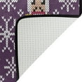 thumbnail image 5 of SKYSONIC Nutcracker Snowflakes Purple Non-Slip Area Rug, Christmas Cute Soldier Floor Carpet Comfort Floor Mats Decor for Indoor Front Porch Living Room Bedroom Kitchen, 36"x24", 5 of 5