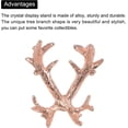 thumbnail image 4 of MECCANIXITY Crystal Ball Tree Display Stand,2.36 Inch Diameter ,Metal Ball Holder,Rose Gold, 4 of 5