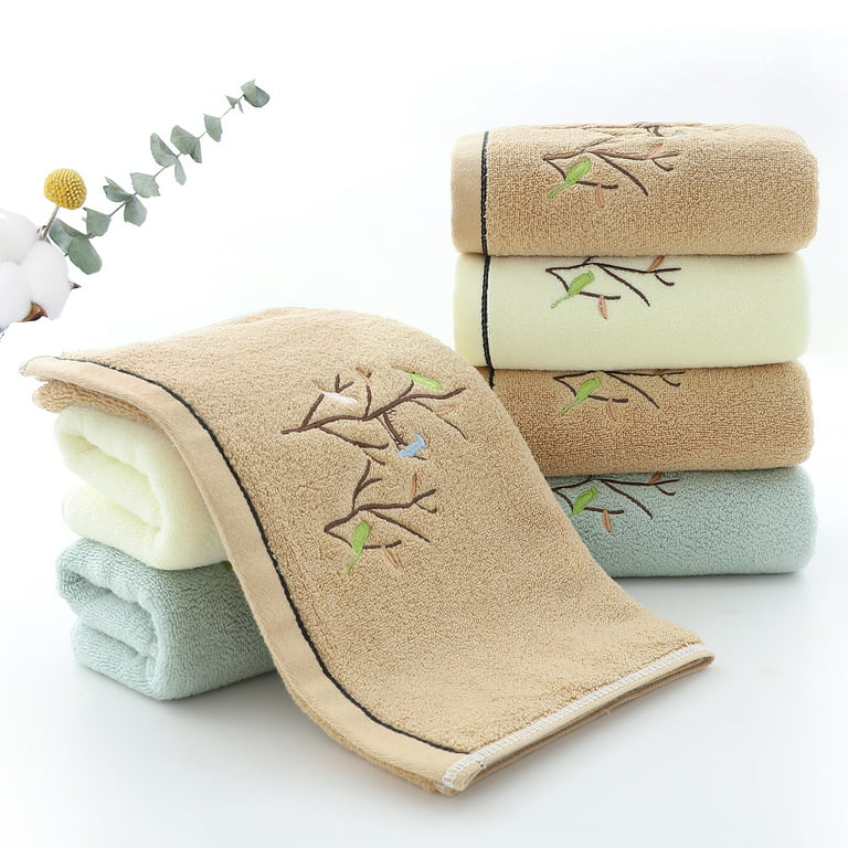 1pc Panda Embroidered Small Hand Towel