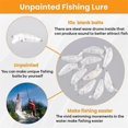 thumbnail image 5 of 10Pcs Fishing Lure Body 5cm 2.7G Unpainted Crankbait Vib Minnow Wobblers Hard Bait Blank Lures, 5 of 5