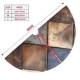 thumbnail image 3 of Sigee Rustic Tile Pattern for Christmas Decoration Tree Skirt Christmas Tree Skirt,Christmas home decor Holiday Tree Skirt Fits Christmas Tree-30", 3 of 7