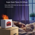 thumbnail image 5 of Flame Humidifier Essential Oil Diffuser with Fireplace Light for Bedroom, Fireplace Simulation Humidifier, Cool Mist Humidifiers for Home Office Decor, 5 of 7
