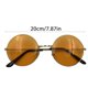 thumbnail image 5 of Jumpingount Gafas de sol, gafas de sol Retro portátiles creativas, fiesta de baile multifuncional, estilo novedoso de moda para mujer Cuidado de ojos Dorado, Naranja, 5 of 6