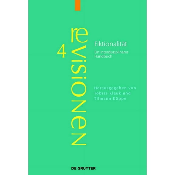 Revisionen Fiktionalität, Book 4, (Hardcover)