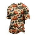 thumbnail image 2 of Halloween Shirts for Men - Graphic Tees Short Sleeve Crewneck Halloween Print Tops Casual Funny Halloween Mens Shirt Costumes, 2 of 5
