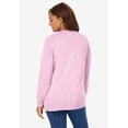 thumbnail image 2 of Woman Within Plus Size Perfect Long-Sleeve Cardigan Sweater, 2 of 4