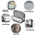 thumbnail image 4 of Standing Pencil Case with Base Large Capacity Stationery Pouch Pen Bag with Zipper for Women Men Dogs and Doghouses, 4 of 7