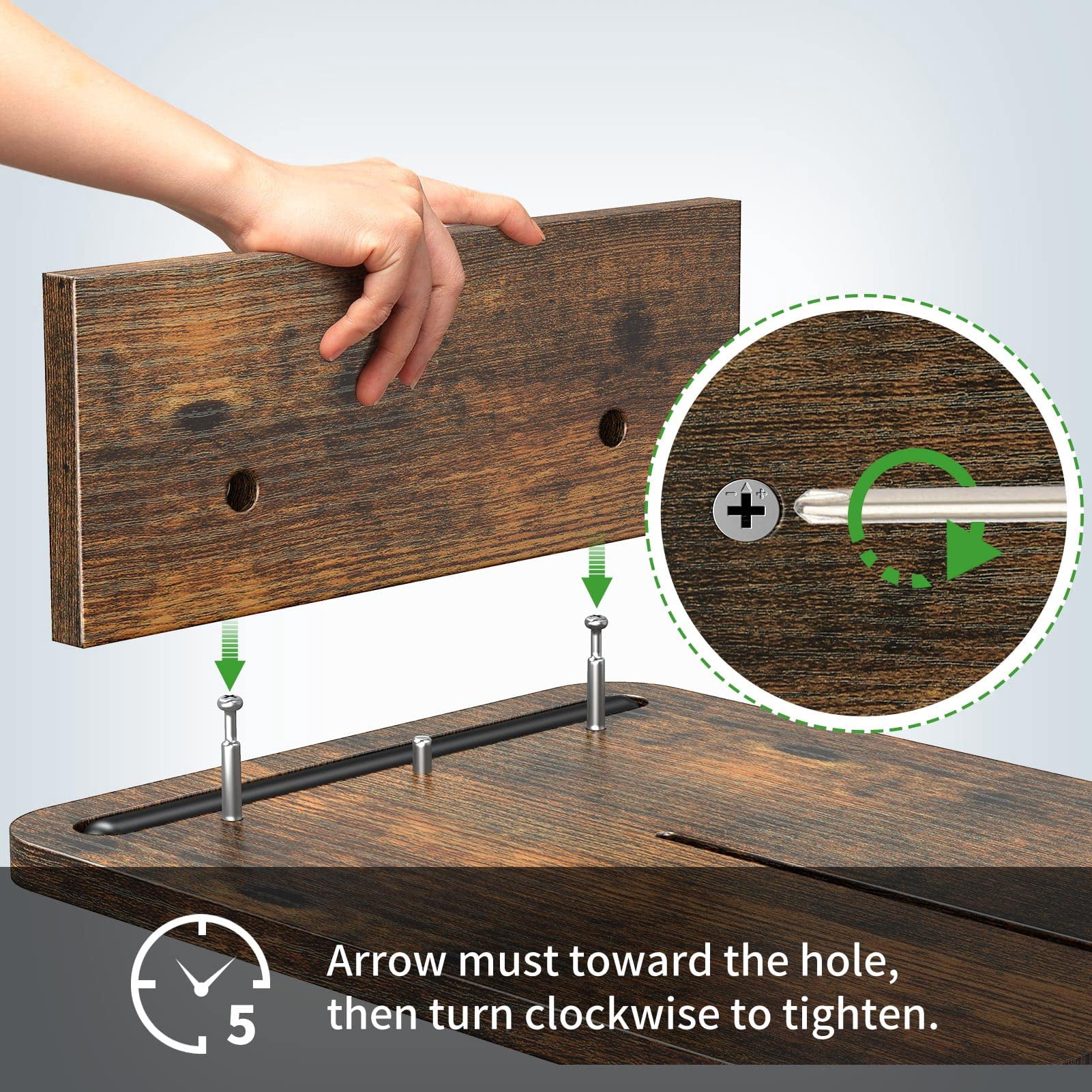 Dual Monitor Stand Riser  With Adjustable Length And Angle Wood For Desk 2 Monitors Storage Space(rust Brown Large)