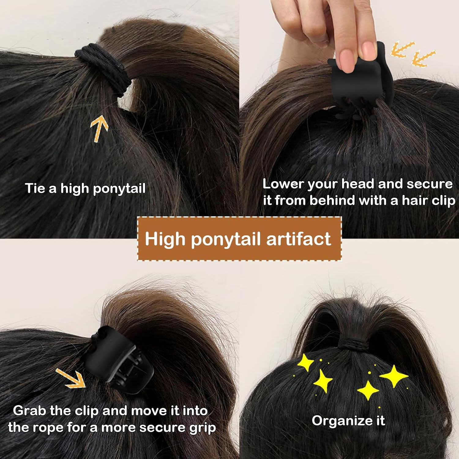 18 Pcs Small Hair Clips Set, Various Styles Butterfly & Flower Claw Clips for Thick & Thin Hair, Neutral