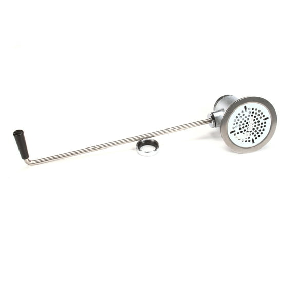 T&S Brass B-3952-XL Waste Drain Valve, Long Twist Handle, 3-1/2-Inch X 2-Inch