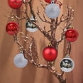 thumbnail image 5 of Lomubue 24Pcs 4cm Christmas Ball Ornament Baubles Xmas Tree Window Hanging Decor Rose-Red, 5 of 8