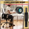 thumbnail image 5 of Office Chair Cylinder Replacement for Steelcase Leap V2 Office Chair, Top Activated Gas Cylinder, 4.5" Height Adjustment, 350N Load Capacity, Black, 5 of 7