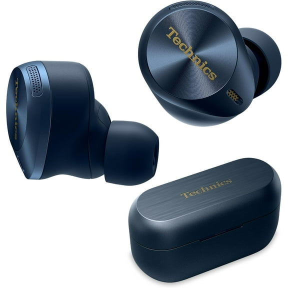 Technics EAH-AZ80-A Premium Hi-Fi True Wireless Bluetooth Earbuds with Advanced Noise Cancelling - Midnight Blue