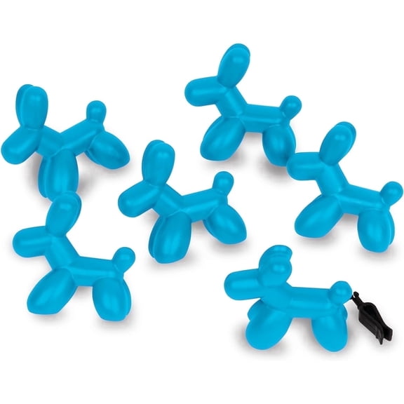 Little Pup 96613-6PK Blue Raspberry Slushy Scent Car Air Freshener A/C Vent Clip Uses Alcohol-Free Fragrance Oil is Non Hazardous and Non Toxic, Pack of 6