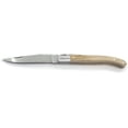 thumbnail image 2 of TopKnife Laguiole 4-1/2" Steak Folding Knife (Maple Wood Handle), 2 of 3