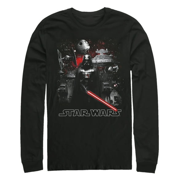 Men's Star Wars Dark Side Partners  Long Sleeve Shirt Black X Large