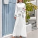 thumbnail image 3 of Vestido largo con estampado de palabras de Nueva York, ropa de verano para mujer, vestido de verano, 3 of 4