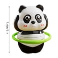 thumbnail image 3 of Wind Up Panda Toys, No Battery Windup Panda Desk Decor Ornament, Cute Clockwork Animal Toys for Birthday, Goody Bag Fillers, Classroom Prizes (Jumping Rope,2.7"), 3 of 5